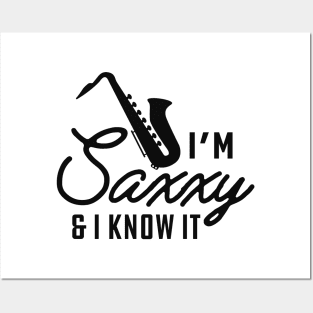 Saxophone - I'm saxxy and I know it Posters and Art